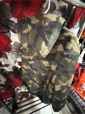 Tommy Hilfiger Men's Camouflage Hooded Jacket - Green & Brown